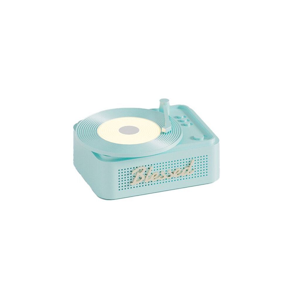 Retro Vinyl Wireless Speaker Alarms Clock Small Record Player Portable High-Quality Audio Home Stereo B 4713191195511