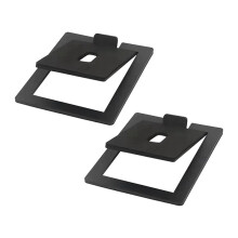2 Soportes para Altavoces de Escritorio para Altavoces de Estantería Medianos y Medios para Suministros de Configuración de Escritorio MR4