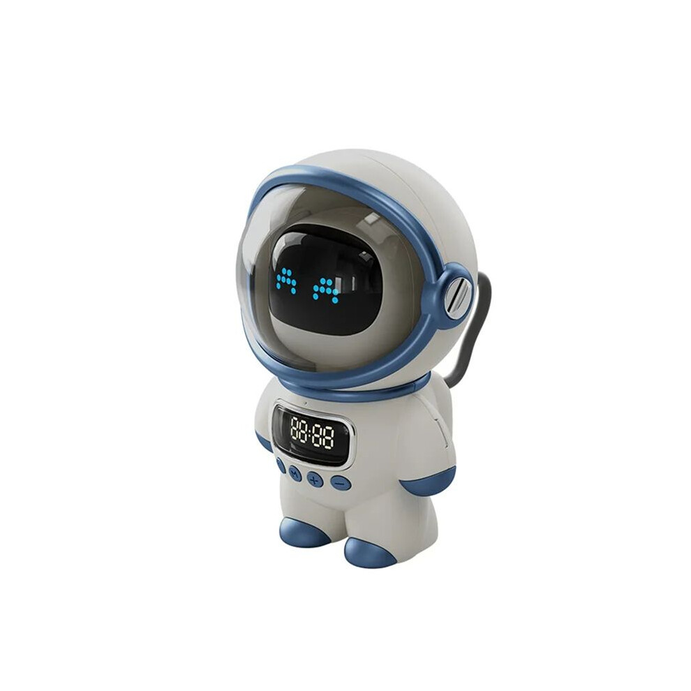 Astronaut Speaker Portable Stereo Ai Interactive Audio With Alarm Clock Support Tf/Fm Table Clock White 4712653544126