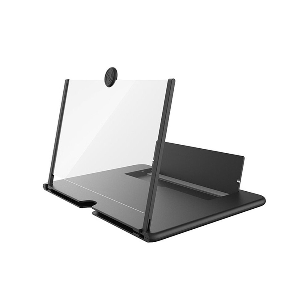 14 Inch 3D Screen Amplifier Mobile Display Enlarged Magnifier For Travel Black 6031170350897
