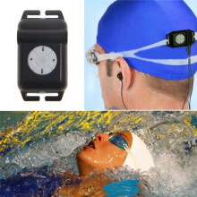 8G MP3 Player Portable IPX8 Waterproof MP3 Music Player FM Radio with Earphone for Swimming Running Diving Walkman