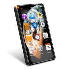 4 Inch MP3 Player Music Player Built-in Speaker 16G Full Screen MP4 Video Playback with FM Radio Recording,A