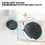 Wall Mount Holder Stand for Echo Dot 4&5 Space Saving Bracket Assistants for  Speaker Accessory Black 5