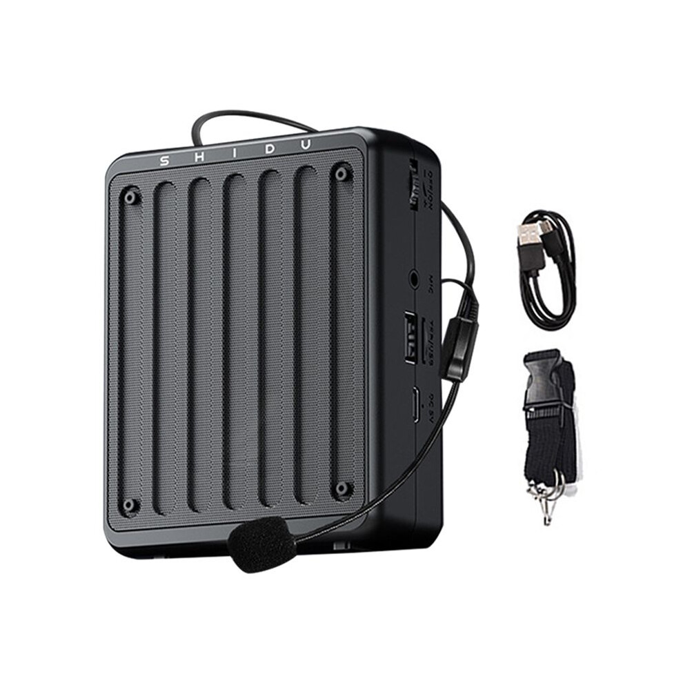 Shidu Voice Amplifier For Teachers,Portable Voice Amplifier With Headset Microphone For Tour Guides,Speaking A 4712551323649