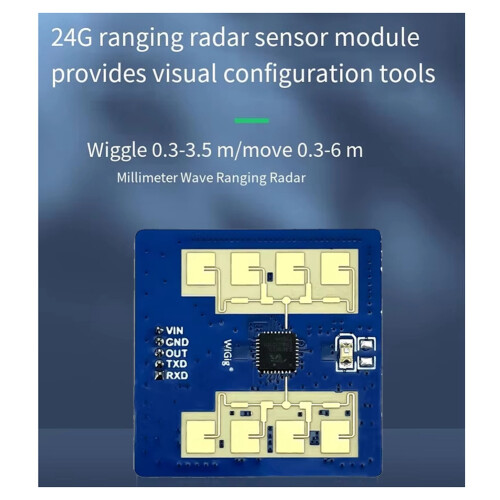 Nya LD2411S  Home 5V 50mA High Performance 24GHz Motion /  Motion Human Sensing Distance Sensor Module 1