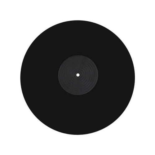 Tapete de Vinil para Toca-Discos de 12 Polegadas, Tapete Antiestático para Discos de Vinil, Absorve Choques, Preto