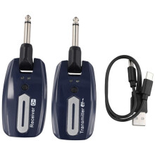 Guitar Wireless System USB Rechargeable Wireless Guitar Transmitter Receiver Electric Guitar Bass Wireless System,A