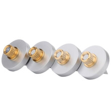 4 Pcs SP3535 Speaker Spike Isolation Feet Brass Cone Turntable Amplifier Hi Fi Speaker Stand Feet Foot Pad