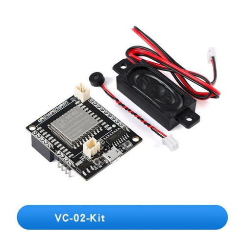 2Pcs VC-02-Kit AI Intelligent Pure Offline Voice Development Board VC02 Offline Recognition Speech Control Module 2