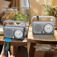 Portable Multifunctional Radio Full Band FM/AM Radio TF Card U Disk Music Player Outdoor Wireless Speaker