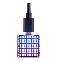 ESP32-S3 Entwicklungsboard WiFi Matrix 8x8 RGB-LED mit QST Attitude Gyrosensor QMI8658C für Python