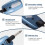 Guitar Wireless System USB Rechargeable Wireless Guitar Transmitter Receiver Electric Guitar Bass Wireless System,B 5