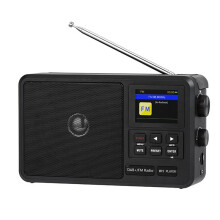 Portable Network Radio DAB+/FM Radios Wireless Speaker with LCD Screen Support Alarm Clock Sleep Timer