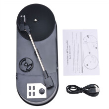 EZCAP613p 33/45 U/Min Plattenspieler Vinyl-Player Konverter zu Vinyl-Musik-Disc-Player Nadel zu TF-Karte/USB Plattenspieler zu MP3