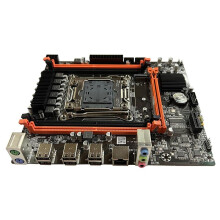 Carte Mère X99E + CPU E5 2678 V3 + Graisse Thermique PCIEX16 NVMe Gigabit LAN Card Support 4XDDR4 RECC RAM Carte Mère de Bureau