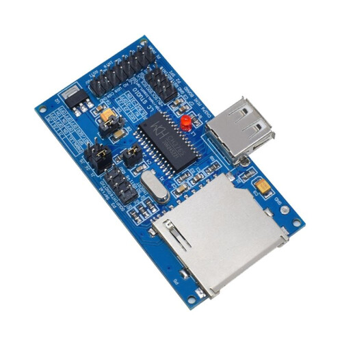 IC USB Development Board Evaluation Board Module CH376 CH376S  Card Crystal Oscillator Serial Port per