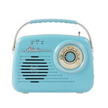 Vintage Multifunctional Radio Retro Design with USB BT FM AUX Connectivity Ideal for Home and Office C