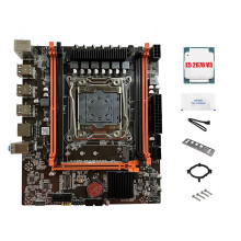 X99E-Moederbord + E5 2676 V3 CPU + Thermische Vetondersteuning 4XDDR4 RECC RAM PCIEX16 NVMe Gigabit LAN-Kaart Desktop-Moederbord