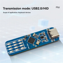 Módulo de Teclado USB Personalizado de 8 Canales Integrado con Chip Buck CH579M ME6211C33 Compatible con la Función de Teclado USB Personalizado.
