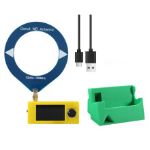 SI4732 Radio Receiver 1.9inch Display 10-180MHz FM/AM/LSB/USB Shortwave Radio Receiver SI4732  Radio+3D Stand