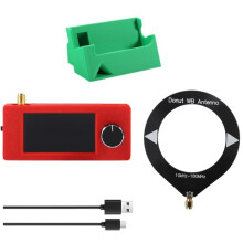 SI4732 Radio 1.9inch Display 10KHz-180MHz FM/AM/LSB/USB Shortwave Radio Receiver SI4732 Radio Receiver +3D Stand
