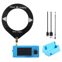 SI4732 Radio 10khz-180 Mhz SW MW VHF Radio FM/AM/LSB/USB Pocket Radio 1.9inch Screen SI4732 Radio+ 3D Mount