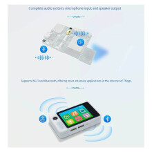 Caméra 2MP ESP32 S3 DEV Carte de Développement ESP32-S3 Module ESP32-S3 N16R8 avec Écran Tactile 2 Pouces pour Xiaozhi AI B