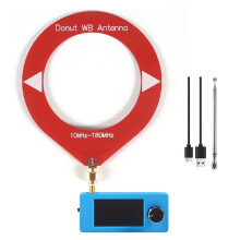 SI4732 Radio Receiver 10khz-180 Mhz SW MW VHF Portable Radio FM/AM/LSB/USB Radio with 1.9inch IPS Screen