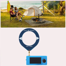 SI4732 Radio 10khz-180 Mhz SW MW VHF Radio FM/AM/LSB/USB Shortwave Radio 1.9inch Screen Radio+ 3D Stand