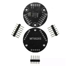 MT6826S High Precision High Speed Magnetic Encoder Magnetic Induction Angle Measurement Sensors Module ABZ UVW