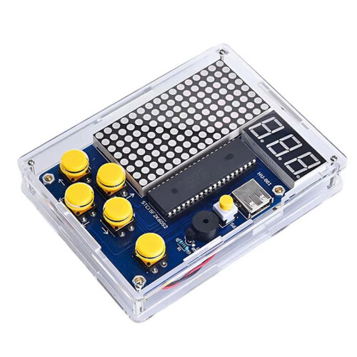 Pixel Game Console Brazing Project Game Kit 51 Single Chip Game Console (Eindproduct)
