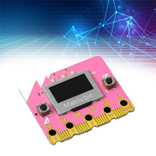 Matrix: Bit Development Board ESP32 0.96 Inch OLED 2.4G Radio/WIFI/BLE  Graphical Programming C++/Python/Mind+ 2