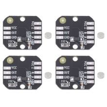 4PCS MT6701 Magnetic Encoder Module PWM/I2c Brushless Motor Magnetic Encoder ABZ Mode 1024 Lines Replaces AS5600