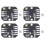 4PCS MT6701 Magnetic Encoder Module PWM/I2c Brushless Motor Magnetic Encoder ABZ Mode 1024 Lines Replaces AS5600 1