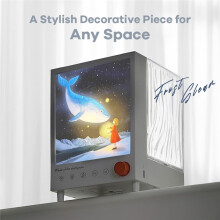 Altavoz con Sonido Estéreo Inalámbrico y Ruido . Altavoz Creativo con Proyector de Luces para Dormitorio.