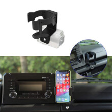 2X für  Jimny 2019-2021 JB74 JB64 Auto Halterung Telefon Halter Multifunktions Wasser Tasse StäNder GPS Halterung (Linkslenker)