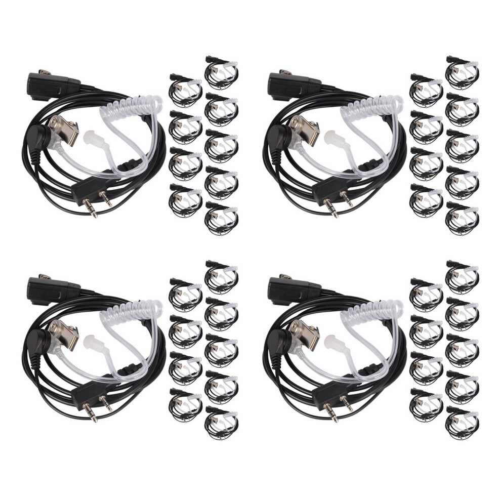 40Pcs Accessories Air Acoustic Tube Headset Earpiece For For Radio Walkie Talkie Headset For 888S Uv-5R Uv-82 4714226183602