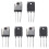 3X Pair A1941 + C5198 10A 200V Power Amplifier Silicon Transistor 1