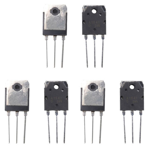 3X Pair A1941 + C5198 10A 200V Power Amplifier Silicon Transistor