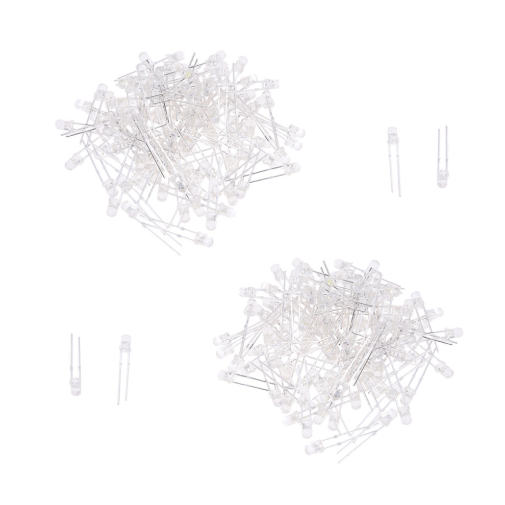 3Mm White Led Light 200Pcs Light Emitting Diode 6031061483659
