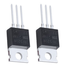 2X 100V 9,7A Transistor A MOSFET IR Pousse Puissance N-Channel IRF520
