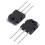 10Pcs Silicon Transistor - D 1047 + B 817, 200 V, 12 A 3