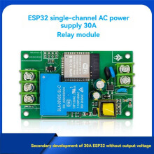 Módulo de Relé ESP32 de 1 Canal y 30 A, Fuente de Alimentación CA 220 V, Placa de Desarrollo de Módulo de Relé  con WIFI.
