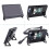 3pcs 7 Inch Lcd Acrylic Bracket Case Contact Screen Case Holder Bracket for Raspberry Pi 3 Model B+ 5