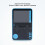 Blue Handheld Game Console 2.4" Screen, 1020mAh, Portable 10x6cm 8