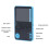 Blue Handheld Game Console 2.4" Screen, 1020mAh, Portable 10x6cm 11