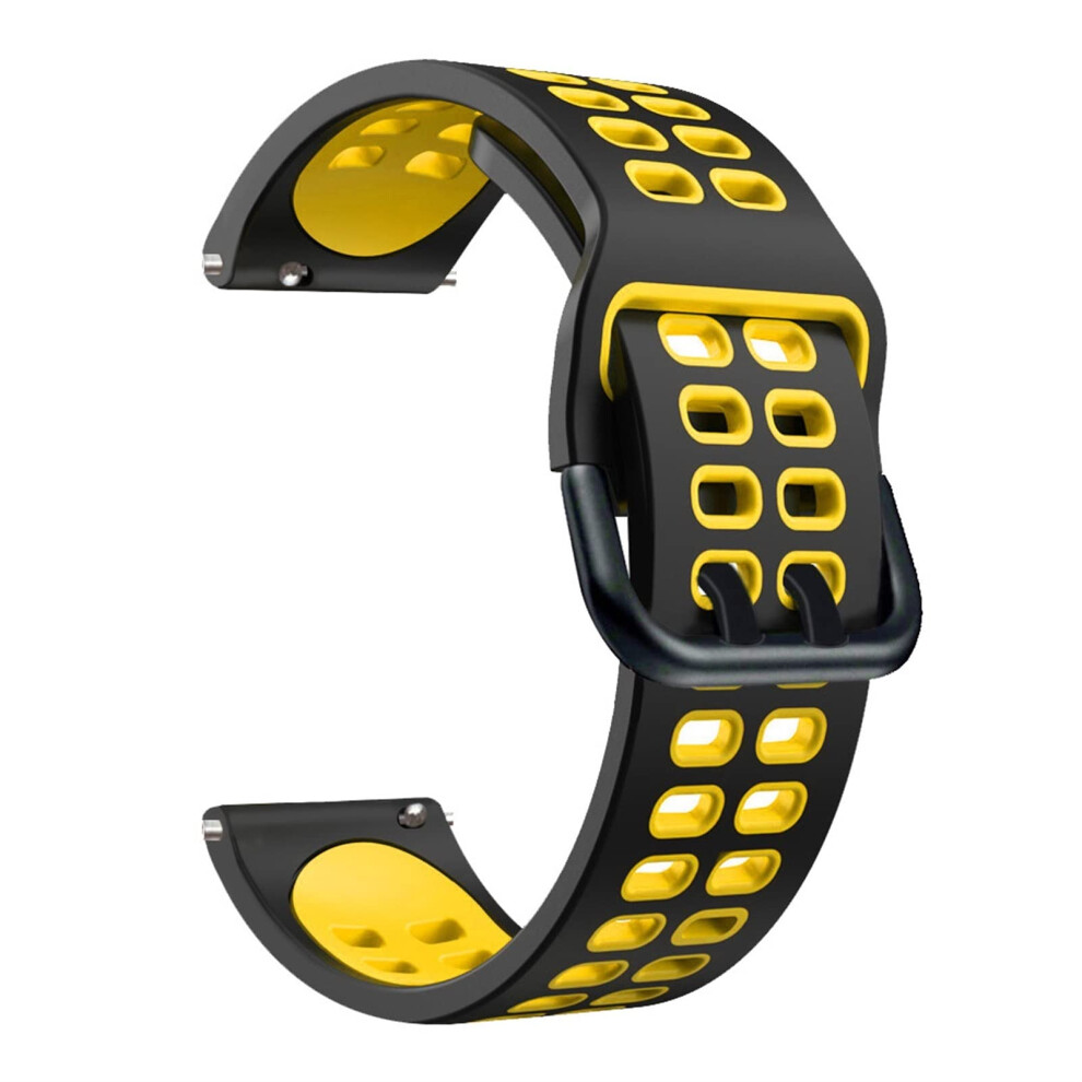Silicone Watch Band 22Mm Replacement Strap For Amazfit, Huawei, Garmin, Soft Durable Wristband Style E 9073542043430