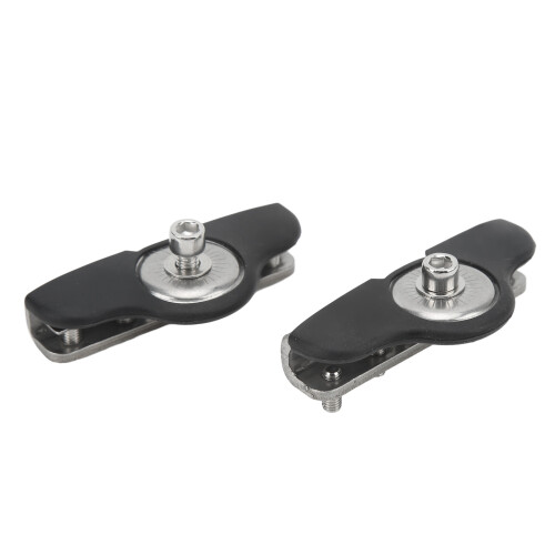 2PCS Universal Stainless Steel LED Work Light Bar Mounting Brackets