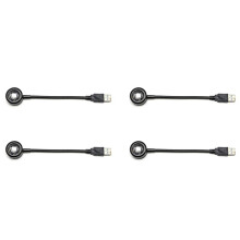 4X LED-USB-Sonnenuntergangslampe, Nachtlicht, Projektor, Geburtstagsfeier, Dekoration, Tragbares Stimmungslicht für Schlafzimmer, Wohnzimmer,