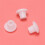 Plastic Round Shaped Cover Screw Cap Lid White 300Pcs for 5mm Dia Hole 6